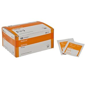 Cardinal Health - Almohadilla de preparación de alcohol, 2 capas