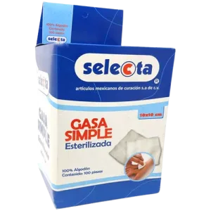 Gasa Estéril Selecta 10 X 10 CMS