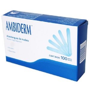 Abatelenguas de Madera Ambiderm