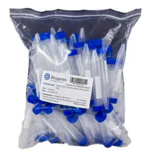 Tubo para Centrífuga Cónico con Tapa de Rosca 15 mL Diagnos (Caja con 100 piezas)
